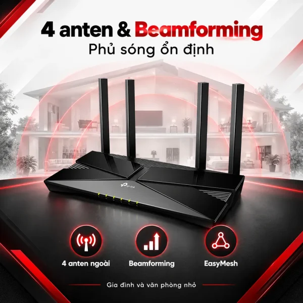 Router Wi-Fi 6 Gigabit AX1500 TP-Link Archer AX10