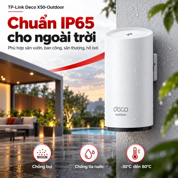TP-Link Deco X50-Outdoor AX3000 – Mesh WiFi