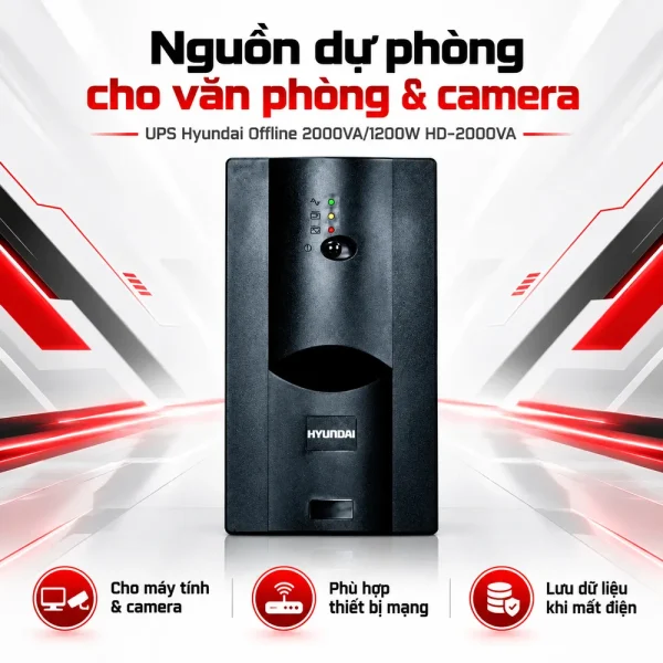 UPS Hyundai Offline 2000VA/1200W HD-2000VA