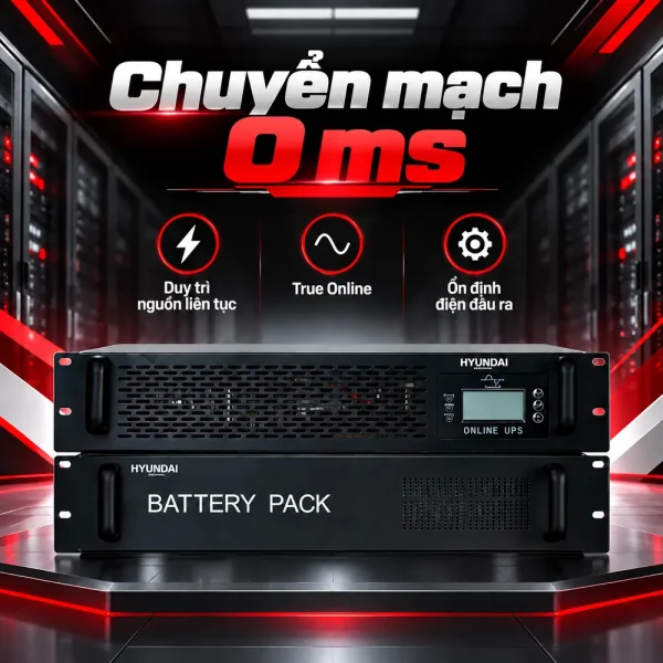 UPS Hyundai Online 10KVA/9KW HD-10KR9