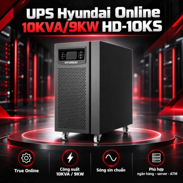 UPS HyunDai Online 10KVA/9KW PN: HD-10KS