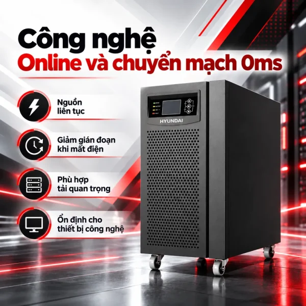 UPS HyunDai Online 5KVA/4.5KW HD-5KT9