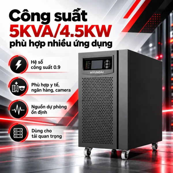 UPS HyunDai Online 5KVA/4.5KW HD-5KT9