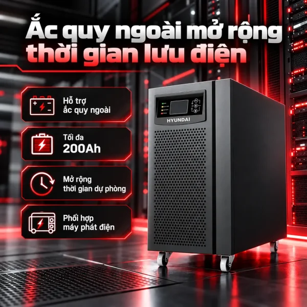 UPS HyunDai Online 6KVA/5.4KW HD-6KT9