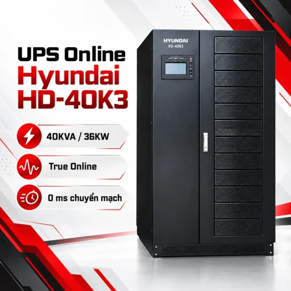 UPS Online HyunDai 40KVA/36KW HD-40K3