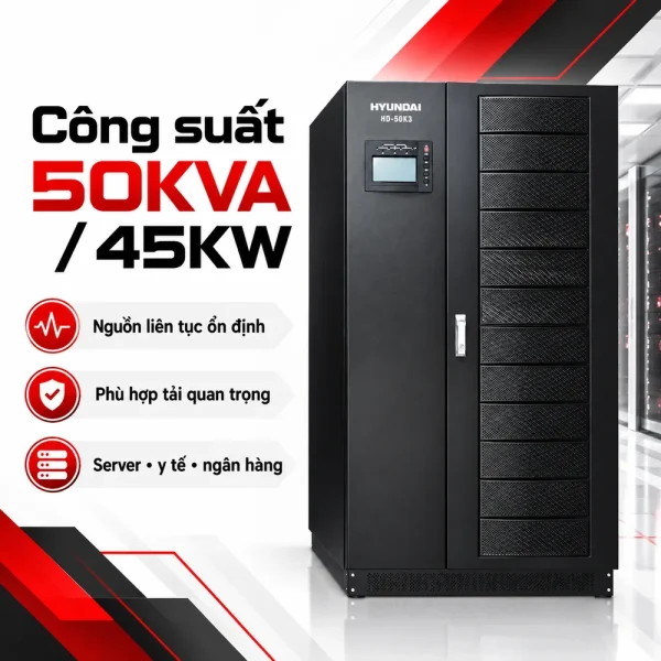 UPS Online HyunDai 50KVA/45KW HD-50K3