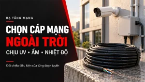 Chọn cáp mạng ngoài trời