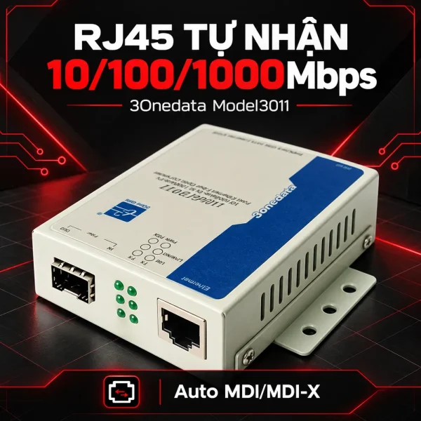 Bộ chuyển đổi quang điện 1 cổng Gigabit Ethernet sang SFP Model3011