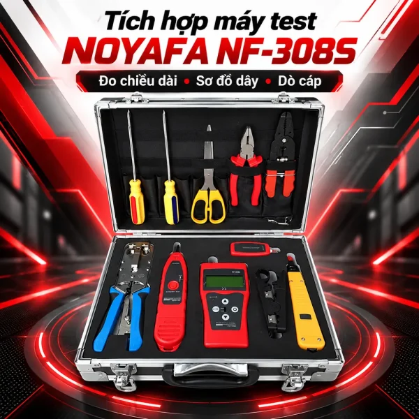 Bộ dụng cụ thi công cáp mạng ANCOMTECK ACT-K508