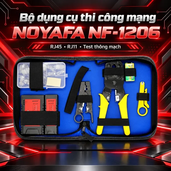 Bộ dụng cụ thi công mạng NOYAFA NF-12