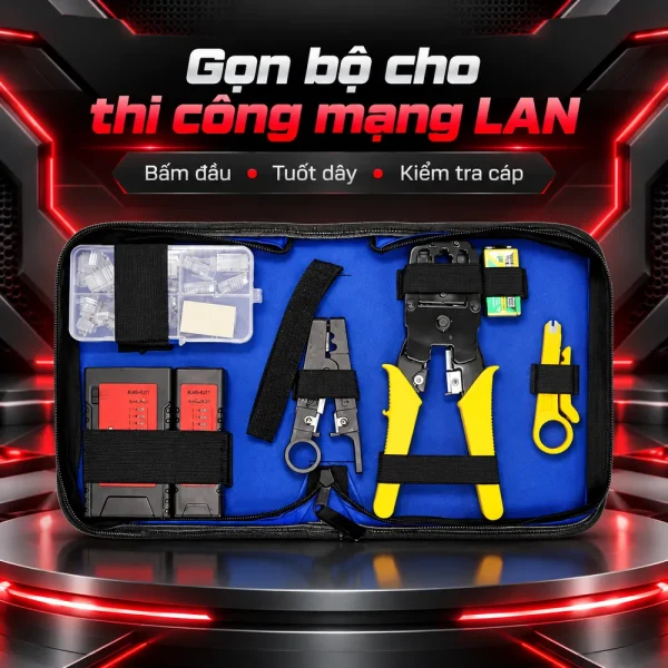 Bộ dụng cụ thi công mạng NOYAFA NF-12