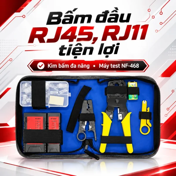 Bộ dụng cụ thi công mạng NOYAFA NF-12