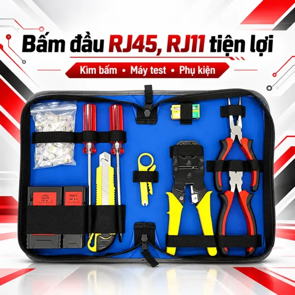 Bộ dụng cụ thi công mạng NOYAFA NF-1304