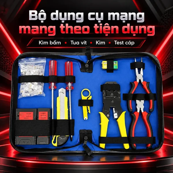 Bộ dụng cụ thi công mạng NOYAFA NF-1304