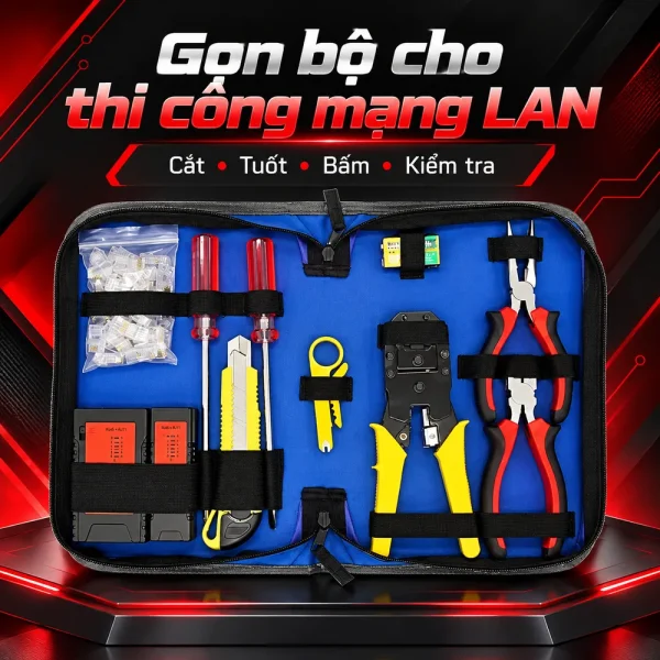 Bộ dụng cụ thi công mạng NOYAFA NF-1304