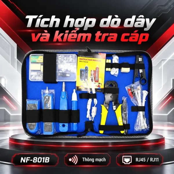Bộ dụng cụ thi công mạng NOYAFA NF-1501