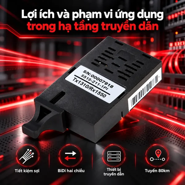 Bộ thu phát quang 1X9 sợi đơn 155M 5144-311-1PI/5146-211-1PI