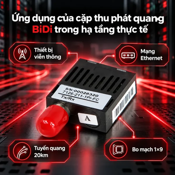 Bộ thu phát quang BIDI 7113-311-1PI-FC/7116-211-1PI-FC