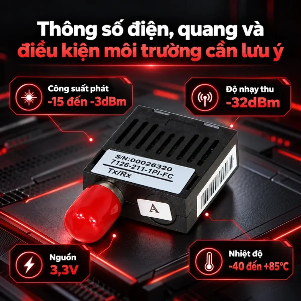 Bộ thu phát quang BIDI 7113-311-1PI-FC/7116-211-1PI-FC