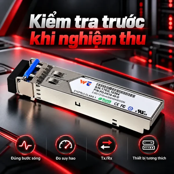 Bộ thu phát quang SFP WTPD-HXX9-40Lx-D CWDM