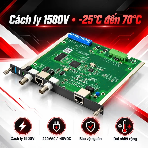 CARD7211 CARD chuyển đổi E1 sang Ethernet