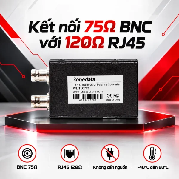 Converter quang 3Onedata TLC703 chính hãng