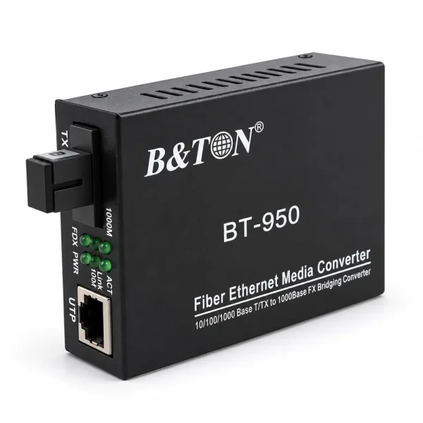 Converter quang B&TON BT-950 1 sợi 10/100M, 25km