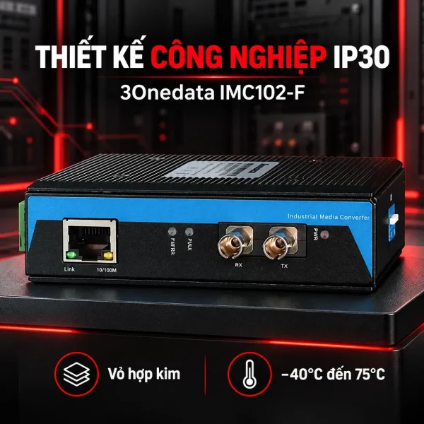 Converter quang điện 3Onedata Model IMC102-F