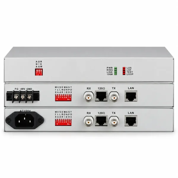Converter quang E1 sang Ethernet 4 Cổng 3Onedata MODEL7210