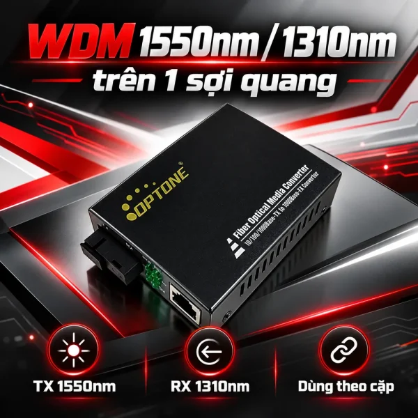 Converter quang Optone OPT-3201S20
