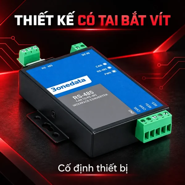 Converter quang RS232 sang RS485 3Onedata 485A