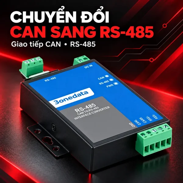 Converter quang RS232 sang RS485 3Onedata 485A