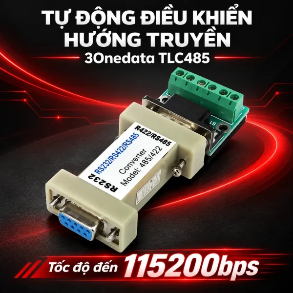 Converter quang RS232 sang RS485 3Onedata Model TLC485