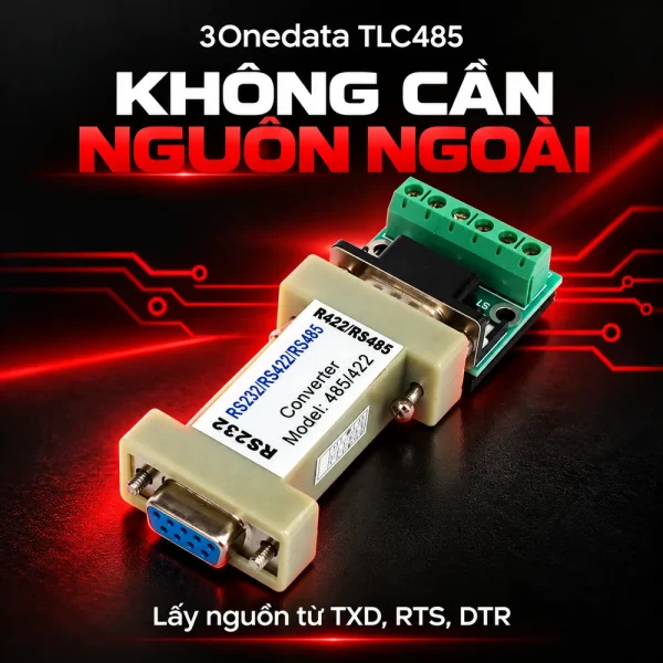 Converter quang RS232 sang RS485 3Onedata Model TLC485