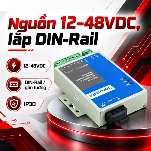 Converter quang RS485 sang quang – 3onedata RS485 Model 277S/20