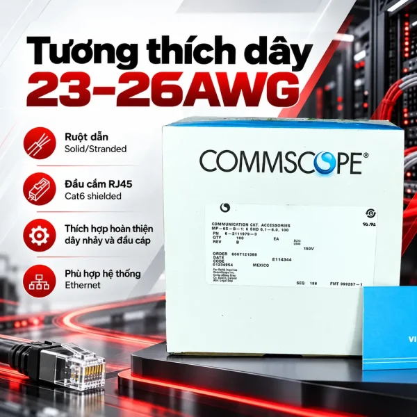 Đầu cắm RJ45 Cat6 6-2111979-3