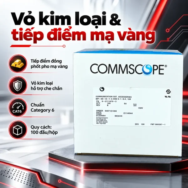 Đầu cắm RJ45 Cat6 6-2111979-3