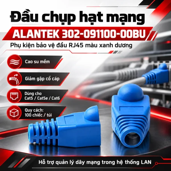 Đầu chụp hạt mạng Alantek 302-091100-00BU