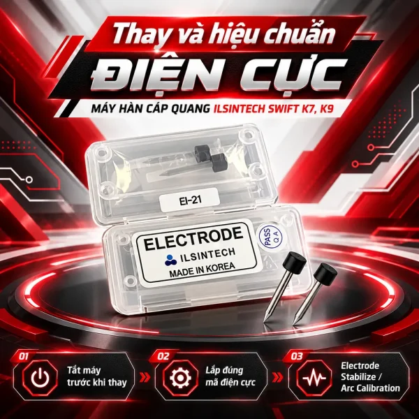 Điện cực máy hàn cáp quang Ilsintech Swift K7, K9