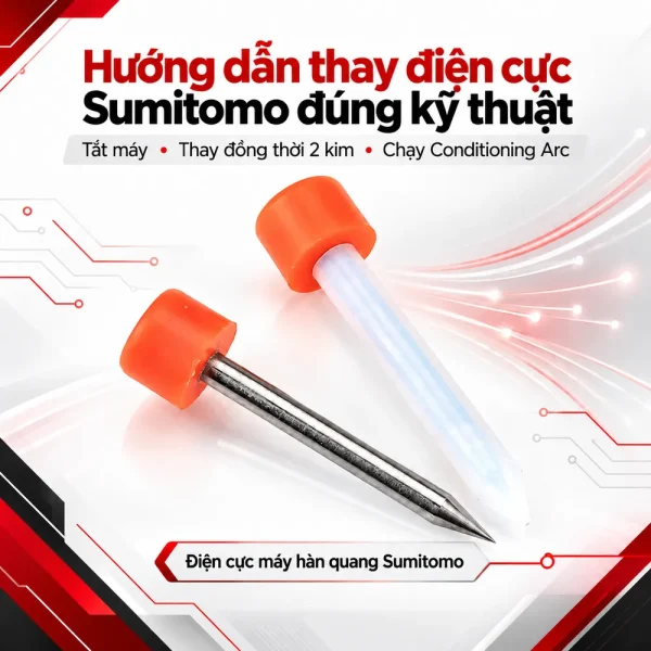 Điện cực máy hàn quang Sumitomo