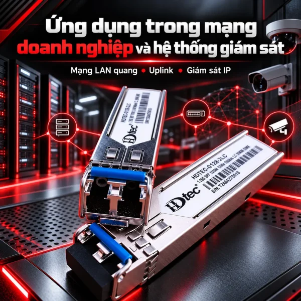 Dual LC SFP Module 1.25G HDTEC