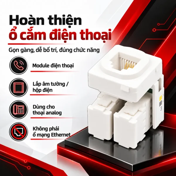 Hạt điện thoại SINO S30RJ40