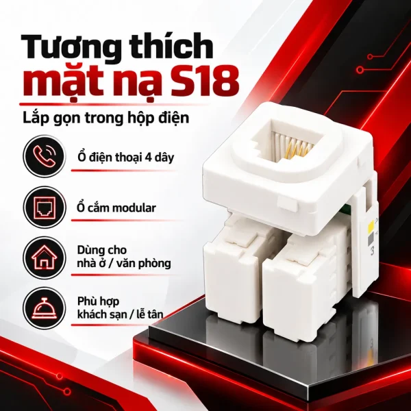 Hạt điện thoại SINO S30RJ40