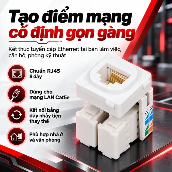 Hạt mạng Cat5e SINO S30RJ88