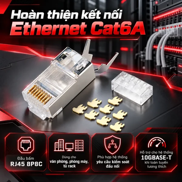 Hạt mạng Cat6A Commscope FTP 5-1933433-3