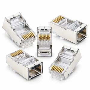 Hạt mạng RJ45 Cat6 Ugreen 20333 bọc kim loại (túi 10 hạt)