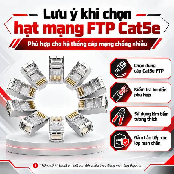 Hạt mạng RJ45 Golden Link FTP Cat5e