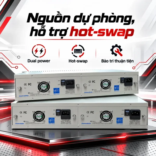Khung nguồn tập trung 3Onedata 14 khe cắm Rack2000A