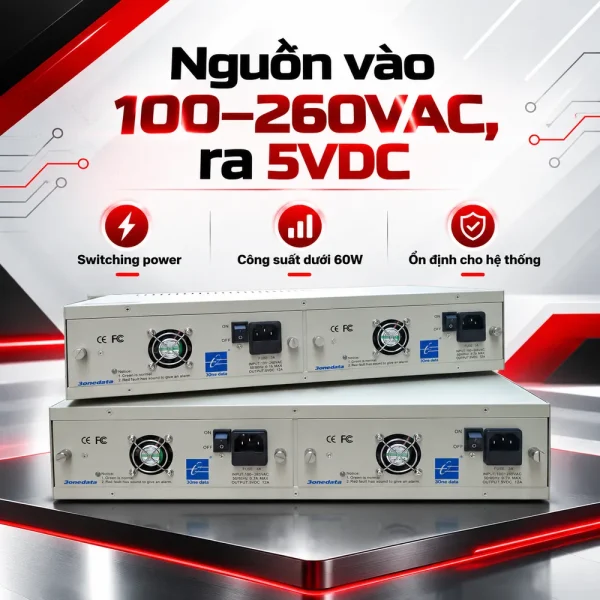 Khung nguồn tập trung 3Onedata 14 khe cắm Rack2000A