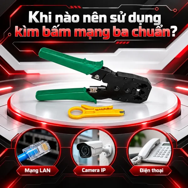 Kìm bấm mạng đa năng 3 tác dụng